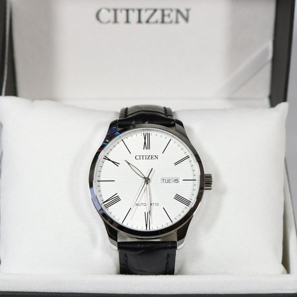 Citizen White Day-Date 40mm Watch
